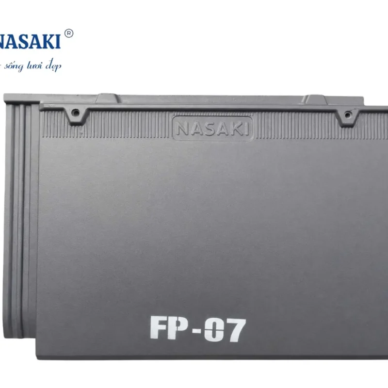 Ngói Phẳng Trơn Nasaki Ghi Xám FP07
