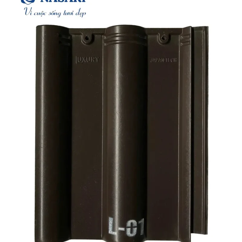 Ngói Sóng Luxury Nasaki Nâu Đen L01