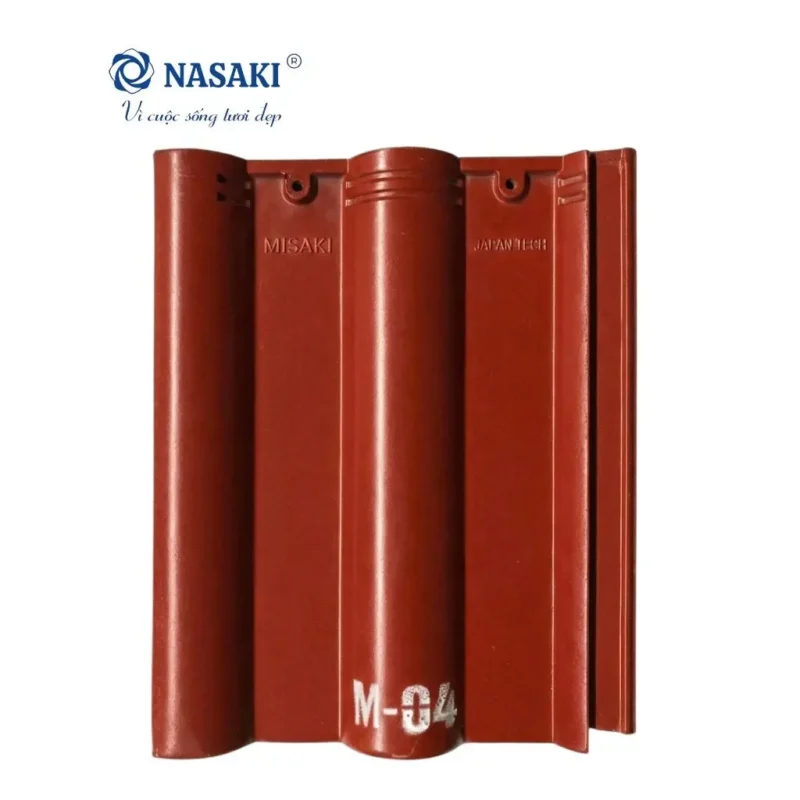 Ngói Sóng Misaki Nasaki Đỏ Đất M04