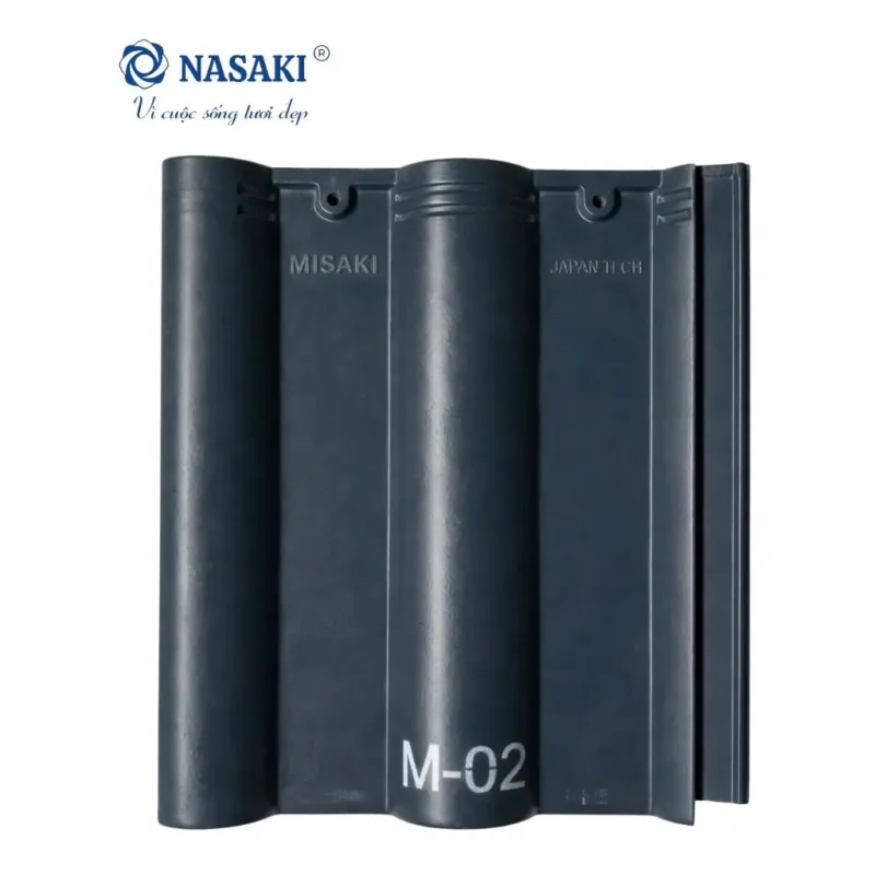 Ngói Sóng Misaki Nasaki Xám Than M02