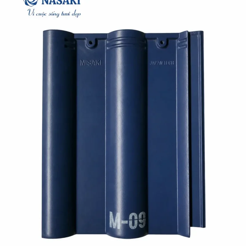 Ngói Sóng Misaki Nasaki Xanh Cobalt M09