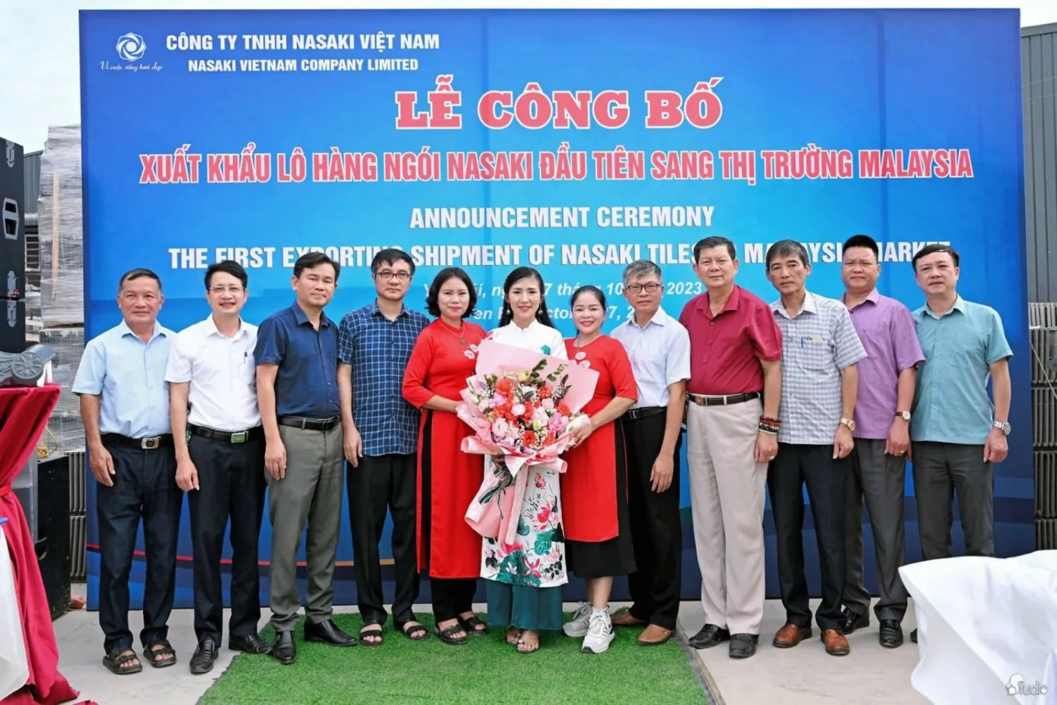 Lễ công bố xuất khẩu ngói NASAKI sang Malaysia