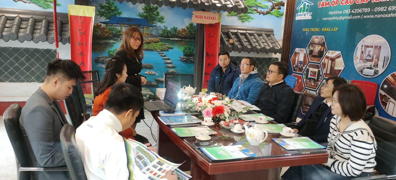 NASAKI Việt Nam và Viettel Construction trao đổi về hợp tác công trình