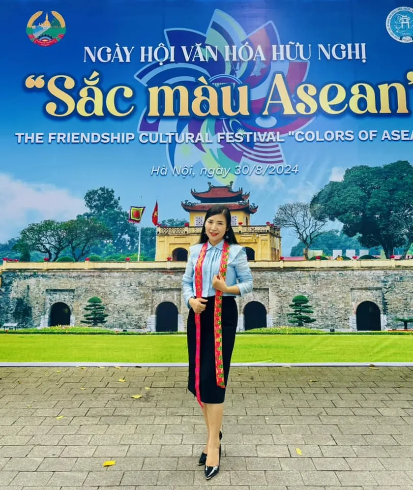 Giám đốc NASAKI tại Hoàng thành Thăng Long trong ngày hội Sắc màu ASEAN 2024