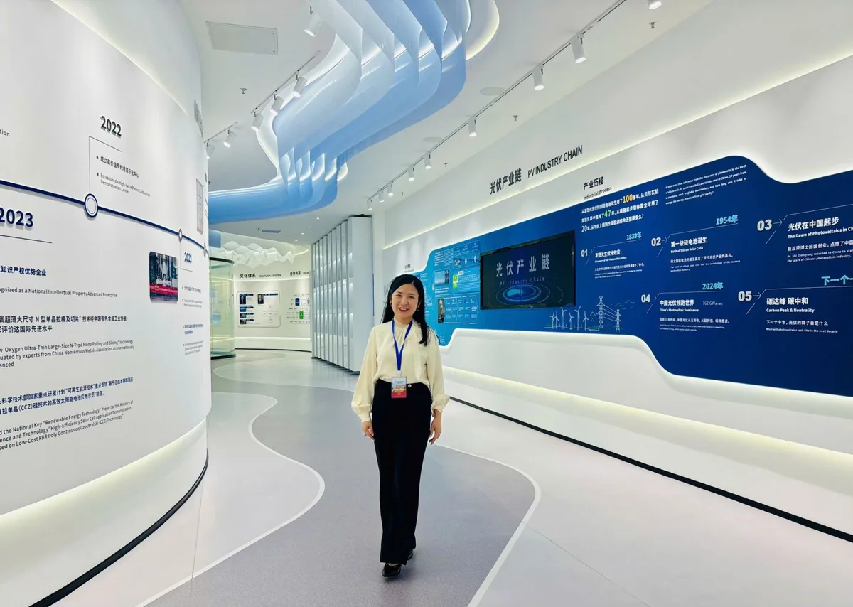 Khu trưng bày tại khu logistics thương mại điện tử xuyên biên giới