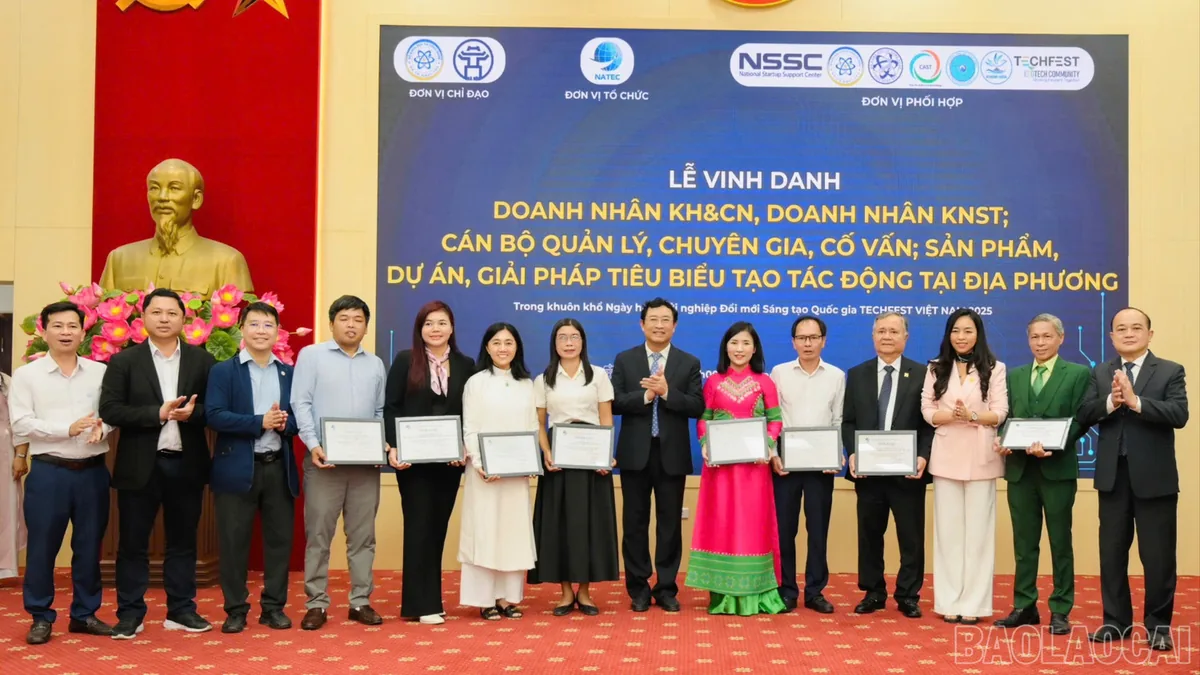 Lễ vinh danh doanh nhân khoa học và công nghệ, khởi nghiệp sáng tạo