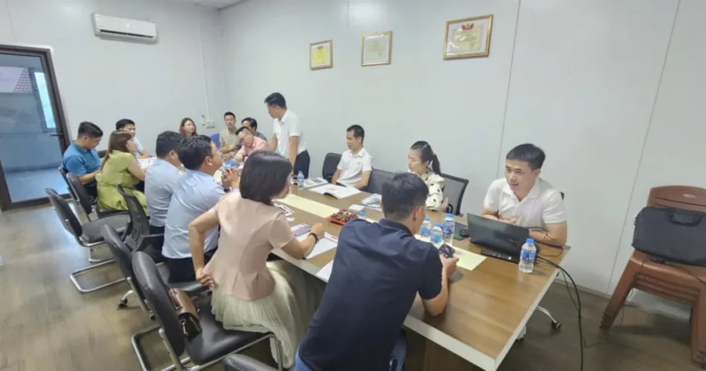 Buổi họp Liên minh Tổng thầu HANOIBA có sự tham gia của NASAKI