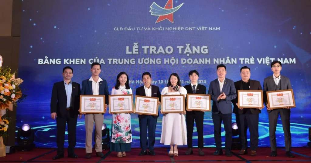 NASAKI nhận bằng khen trong hoạt động xúc tiến thương mại của Hội Doanh nhân trẻ