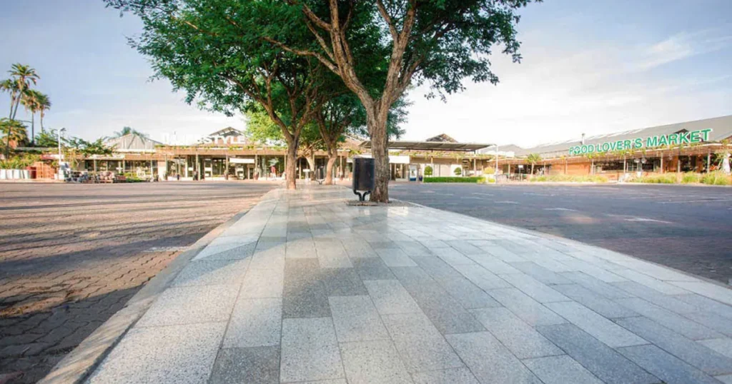 Quảng trường lát gạch Terrazzo cho công trình công cộng quy mô lớn