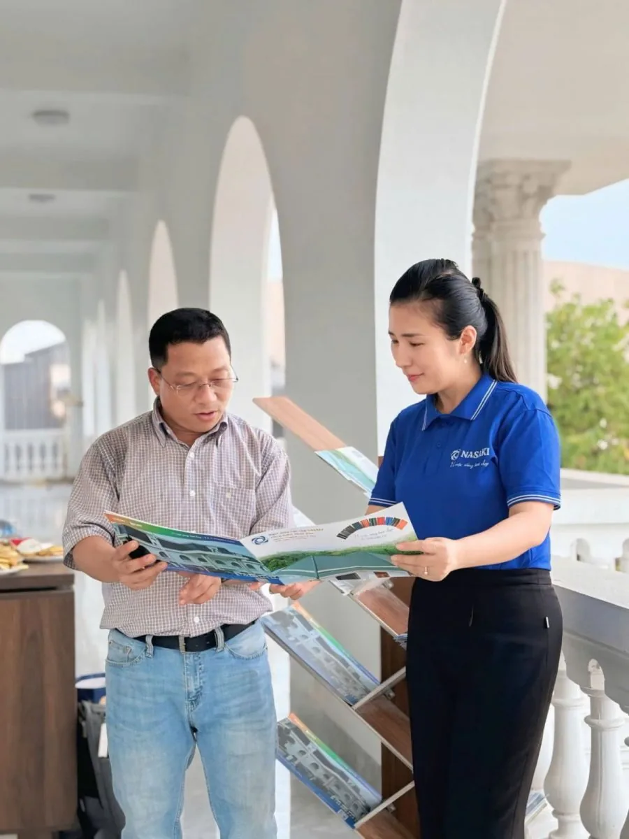 Trao đổi bên lề chương trình đào tạo tại NASAKI