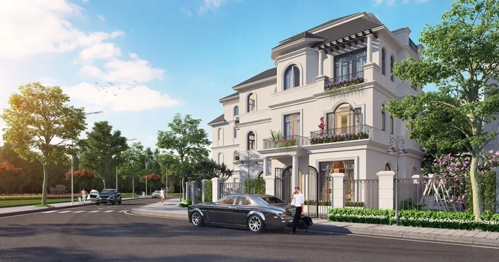 Biệt thự liền kề tại Vinhomes Smart City lợp ngói Nasaki
