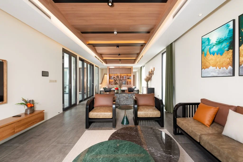 Phòng khách biệt thự Golf View Villas Ninh Bình