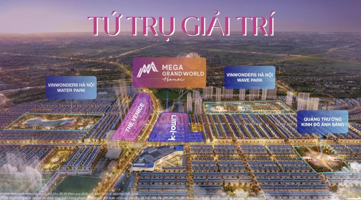 Vị trí phân khu K-Town trong đại đô thị Vinhomes Ocean Park